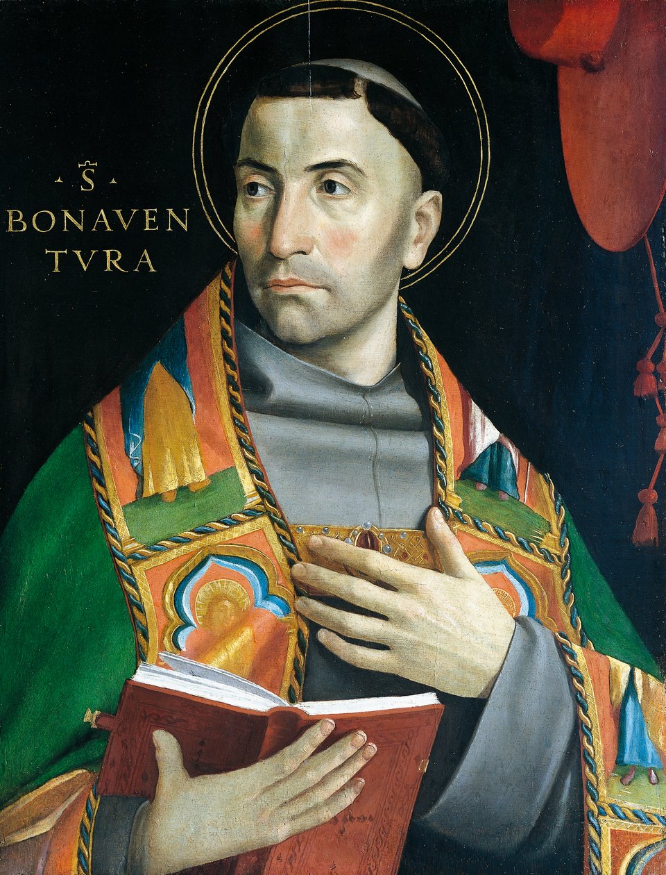 St Bonaventure (1221-74) alkotó: Paolo Morando Cavazzola