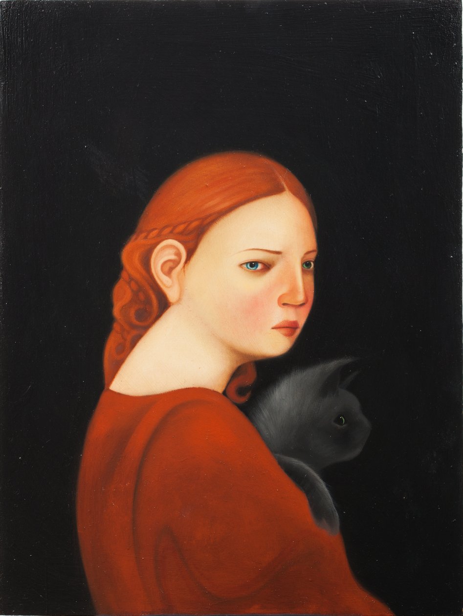 Laura, 2019 (olaj, fapanel) alkotó: Paolo Perfranceschi