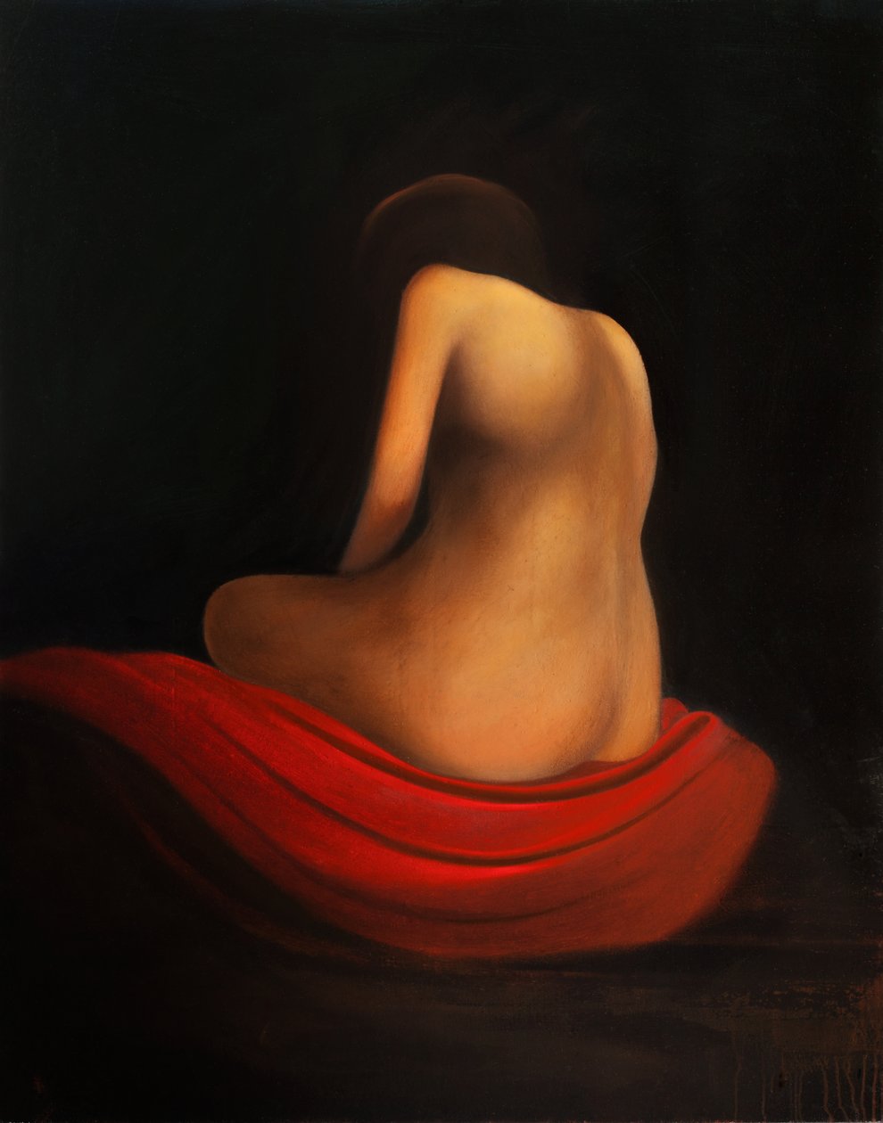 Cím nélkül, 2016 (olaj, fapanel) alkotó: Paolo Perfranceschi