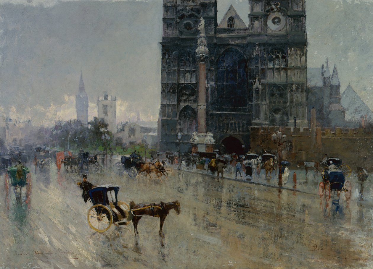 Menedék, Westminster (olaj, vászon) alkotó: Paolo Sala