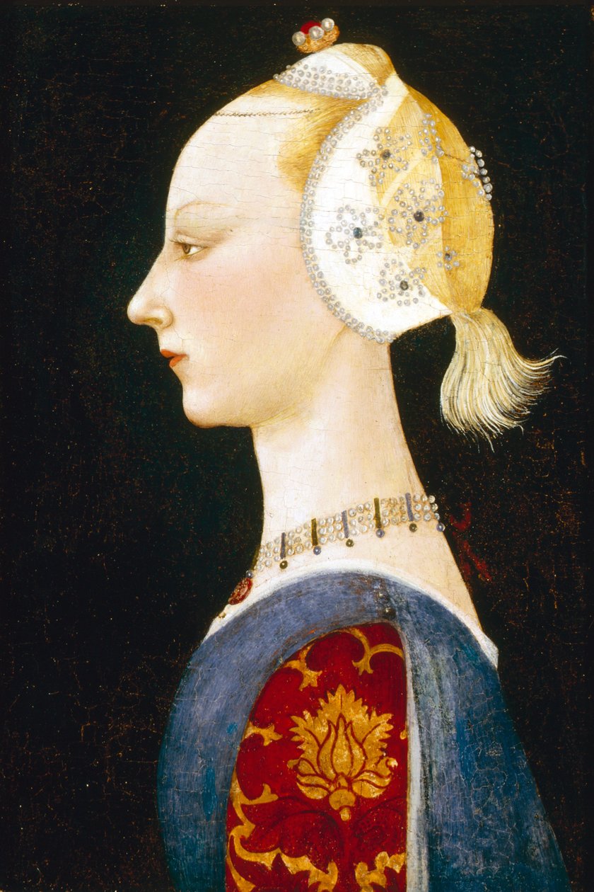 A divat fiatal hölgye, 1462-1465 alkotó: Paolo Uccello