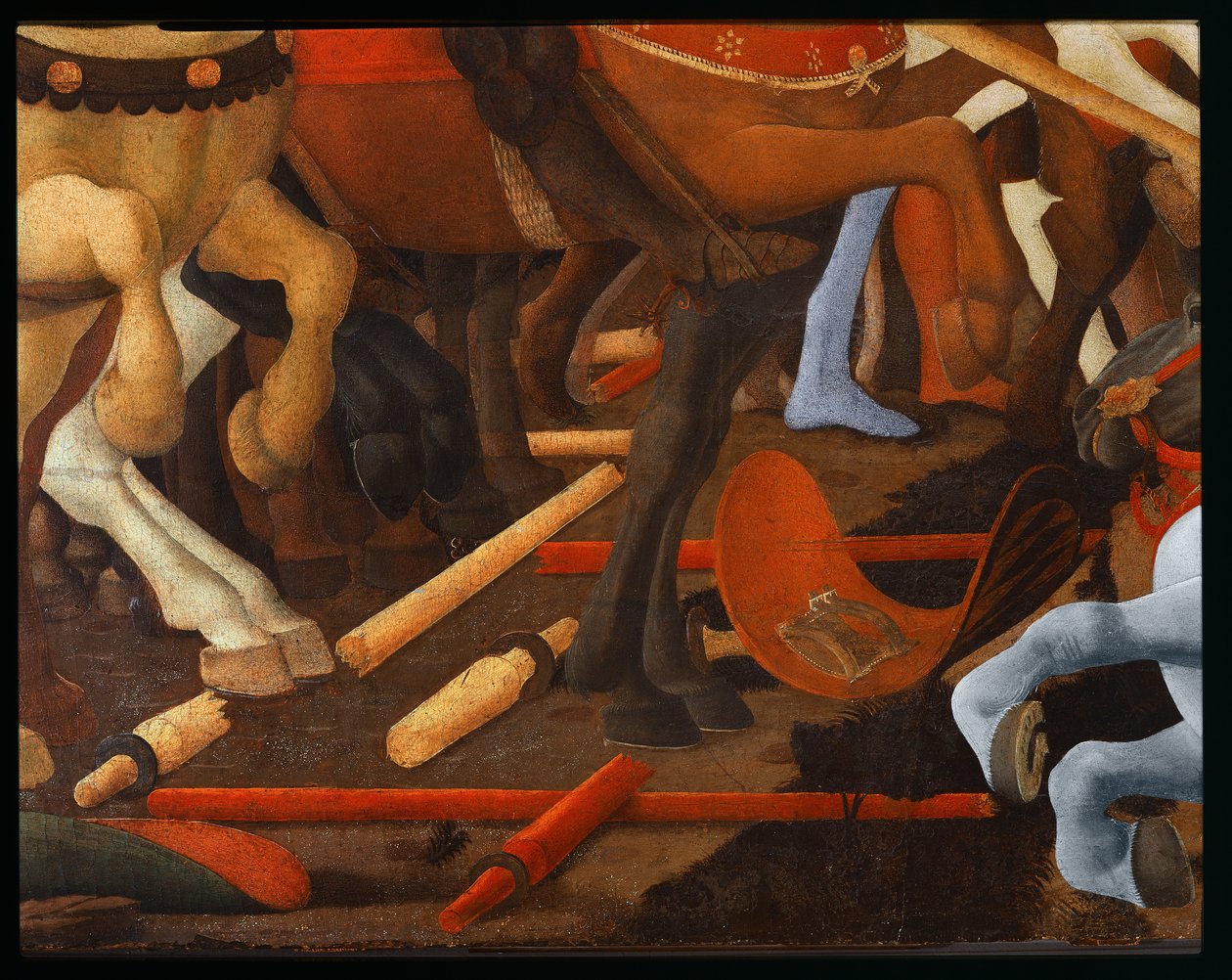 San Romano-i csata, részlet alkotó: Paolo Uccello