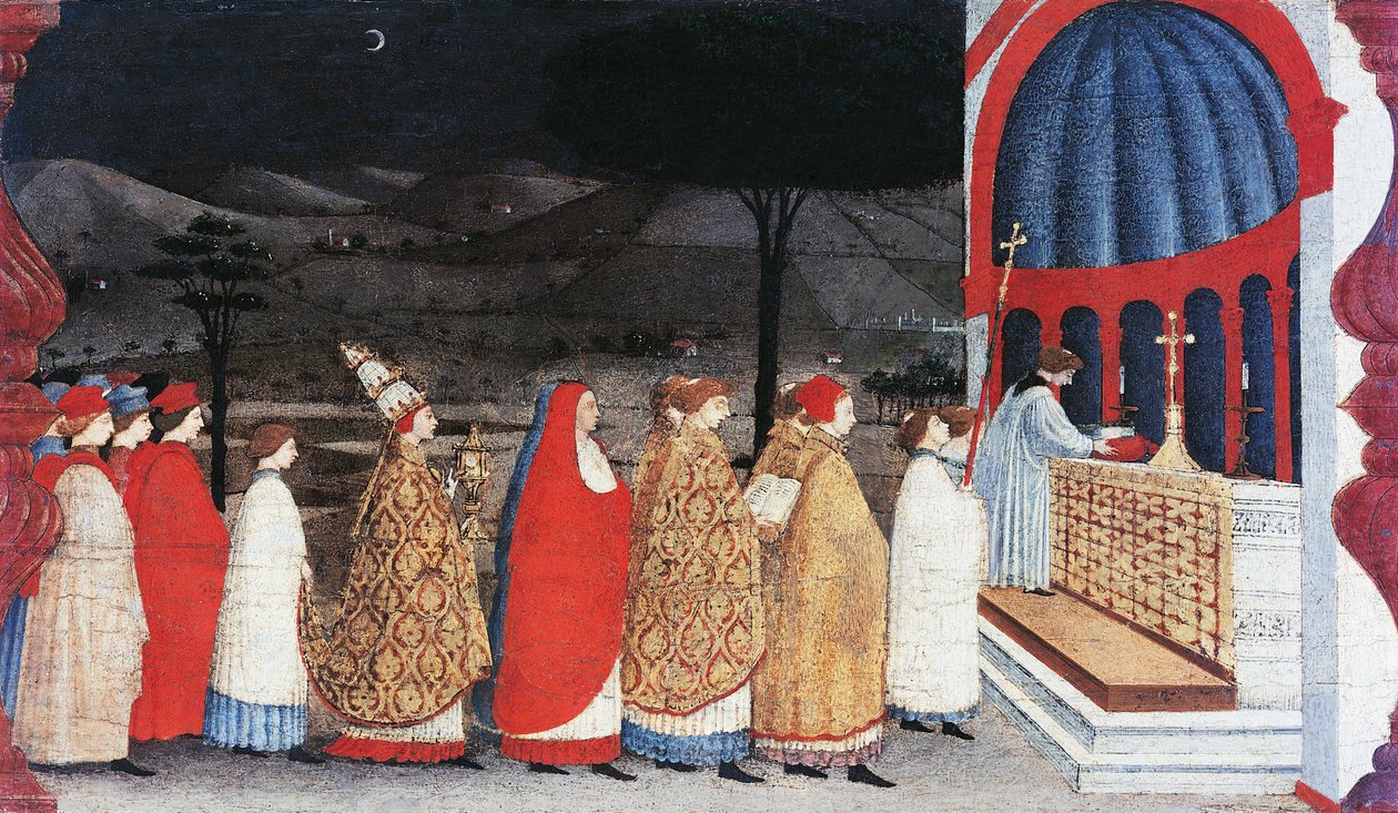 Predella a meggyalázott sereg csodájáról alkotó: Paolo Uccello