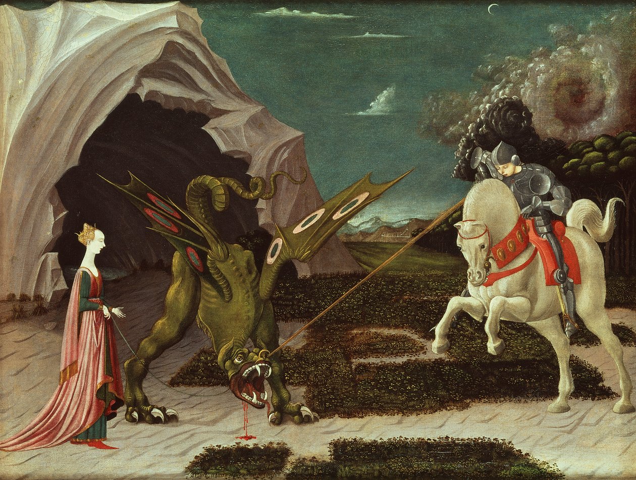 Szent György és a Sárkány, 1470 körül (részletekért lásd: 85548) alkotó: Paolo Uccello