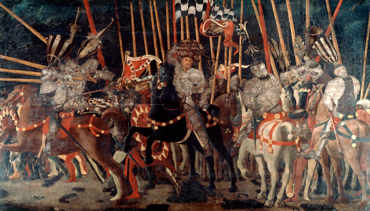 A San Romano-i csata, 1432 c1435-1440 alkotó: Paolo Uccello