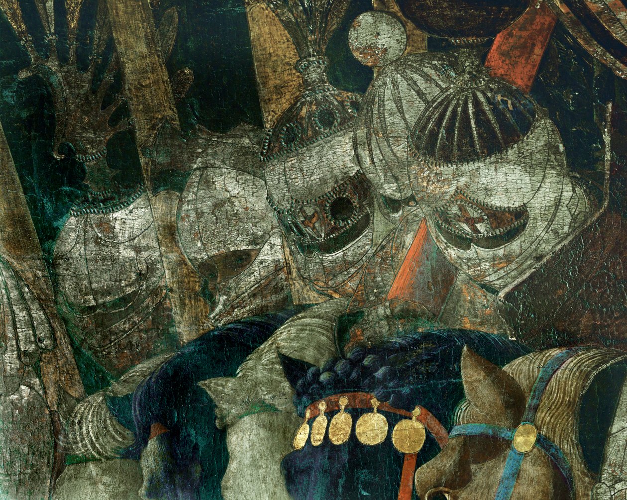 A San Romano-i csata Firenze és Siena között 1432-ben ... alkotó: Paolo Uccello