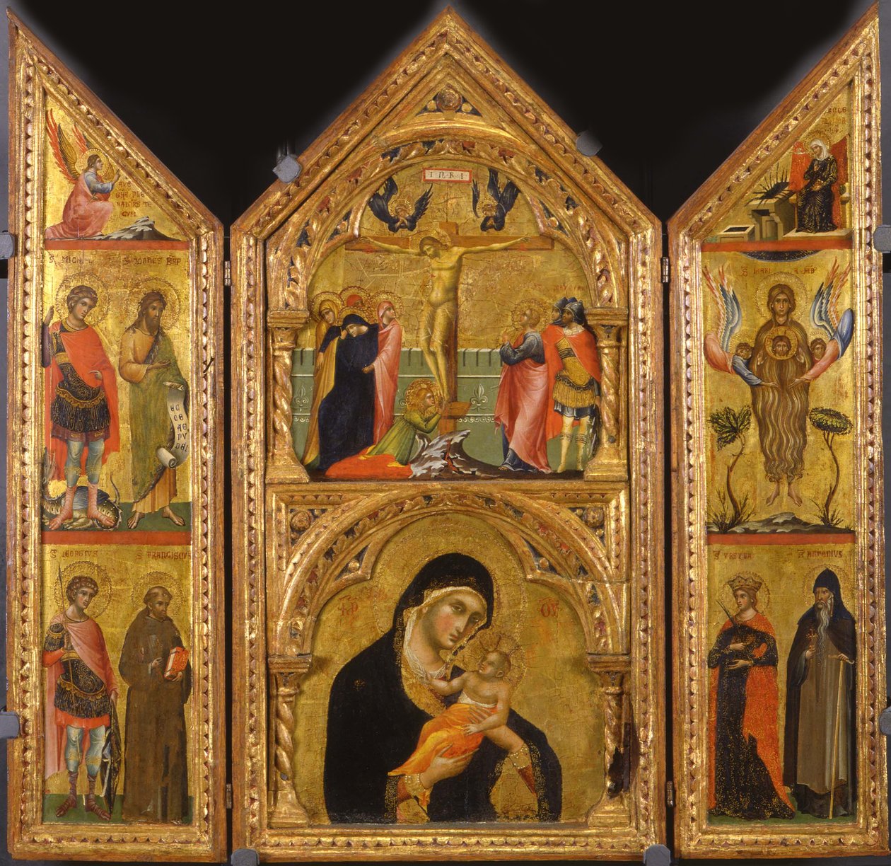 Hordozható oltár, 1335 körül alkotó: Paolo Veneziano