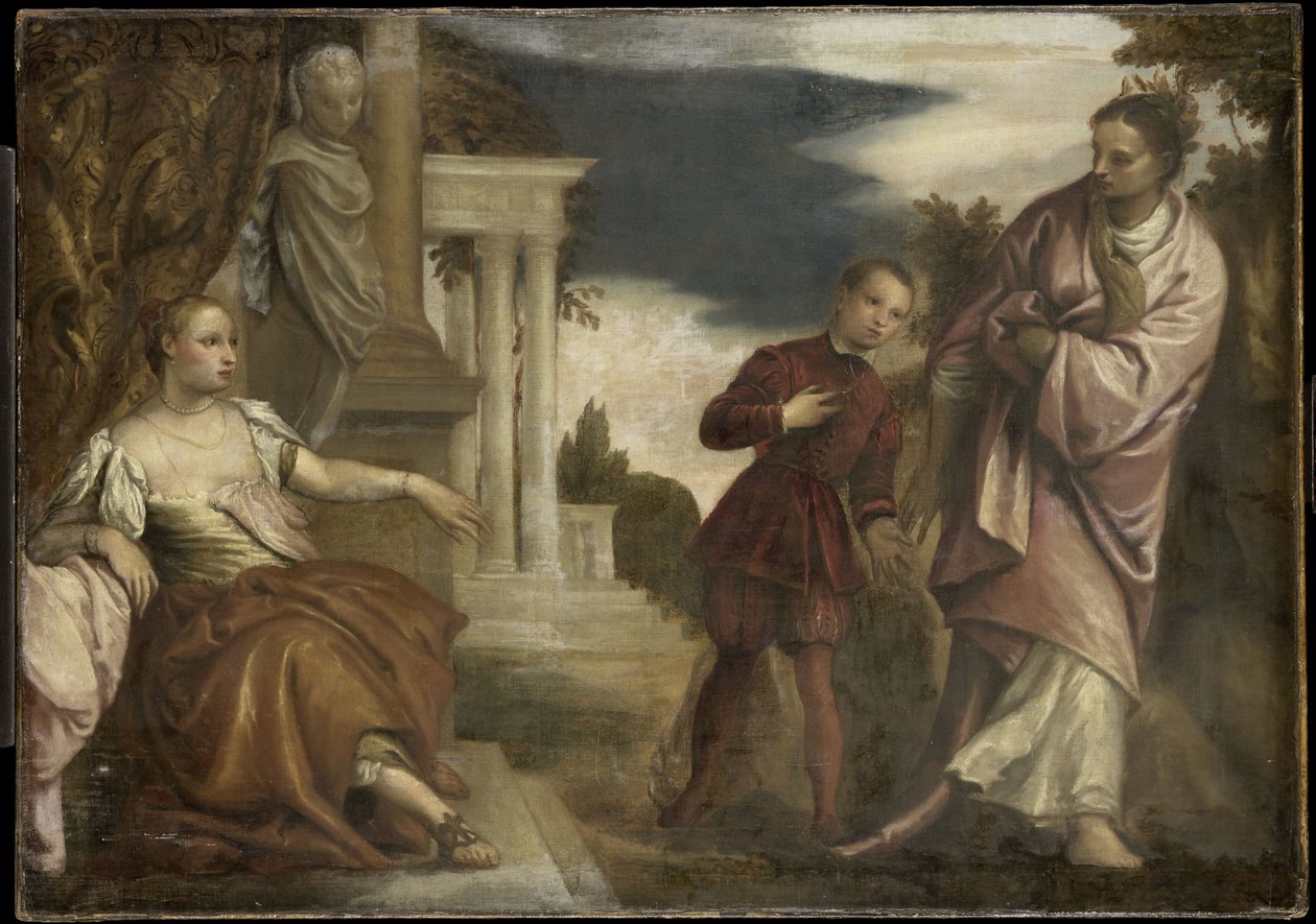 A választás az erény és a szenvedély között alkotó: Paolo Veronese (follower of)
