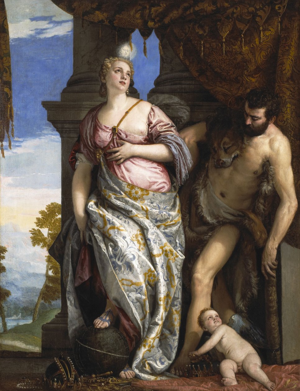 A bölcsesség és az erő allegóriája alkotó: Paolo Veronese