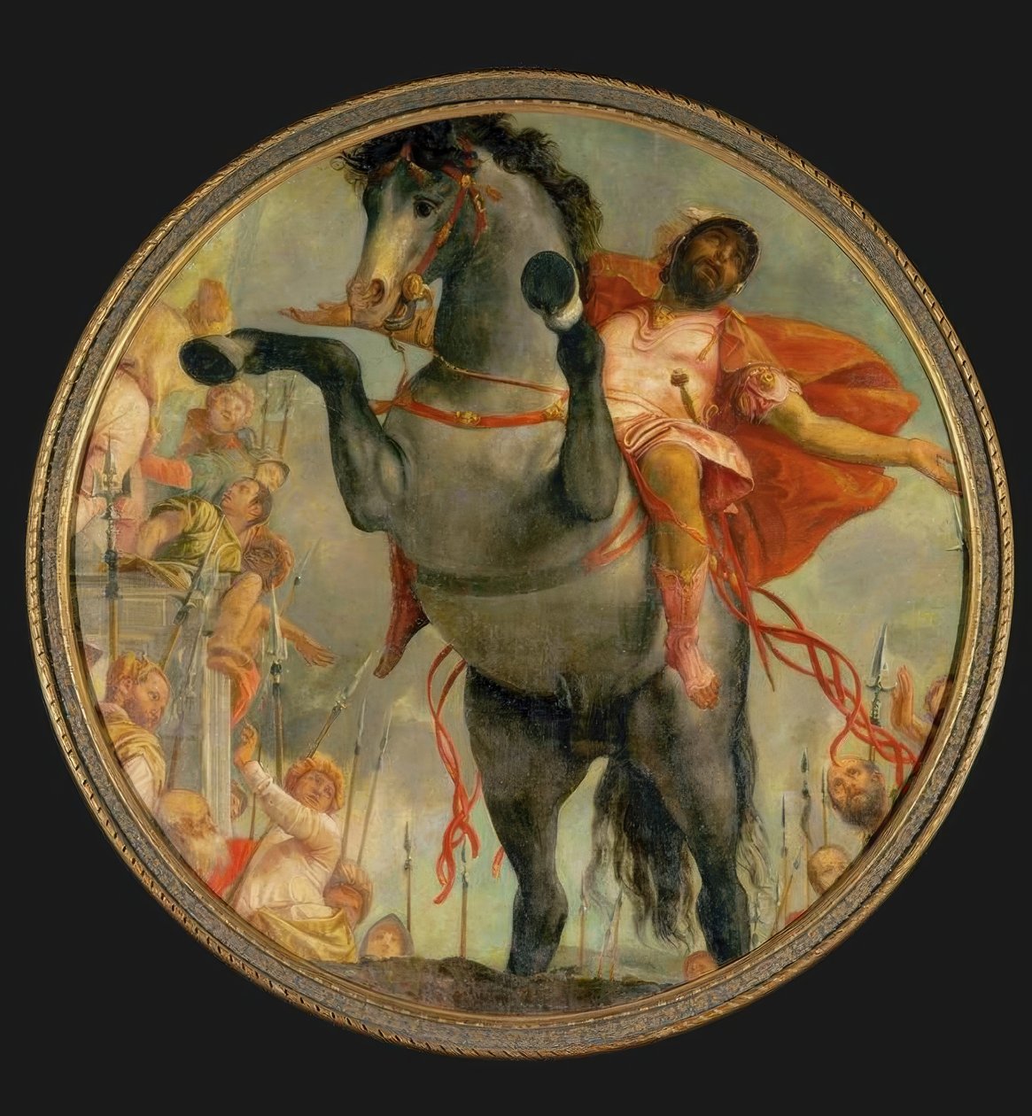 Marcus Curtius áldozati halála alkotó: Paolo Veronese