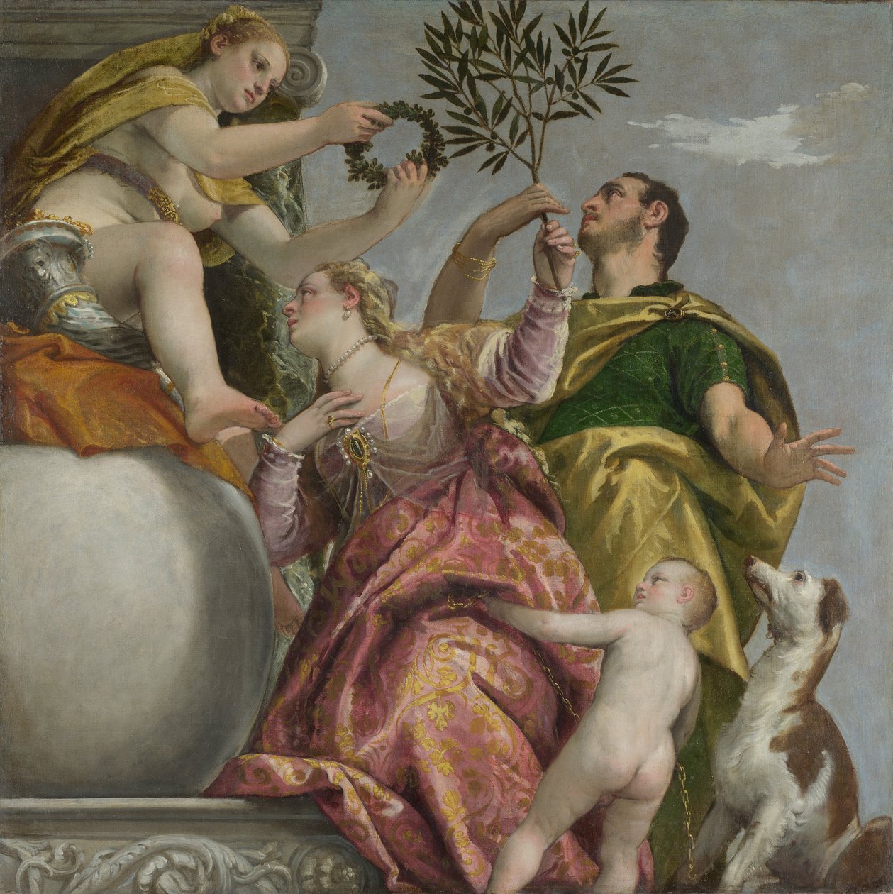 Boldog unió a következőtől: Four Allegories of Love, kb. 1575 alkotó: Paolo Veronese
