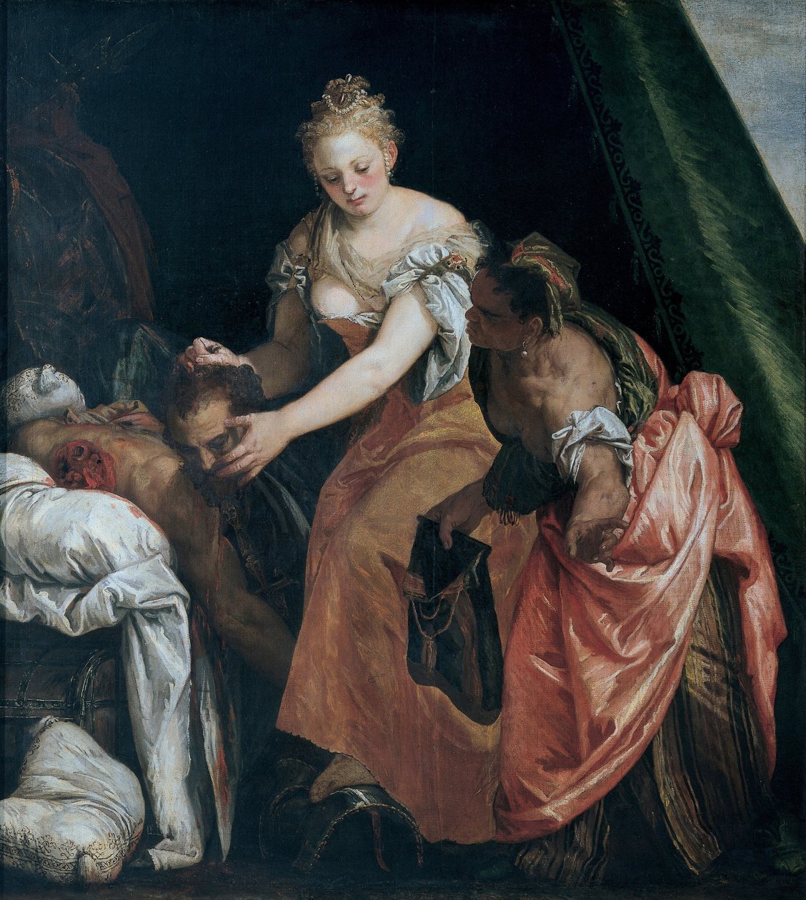 Judit Holofernész fejével, c. 1580 alkotó: Paolo Veronese