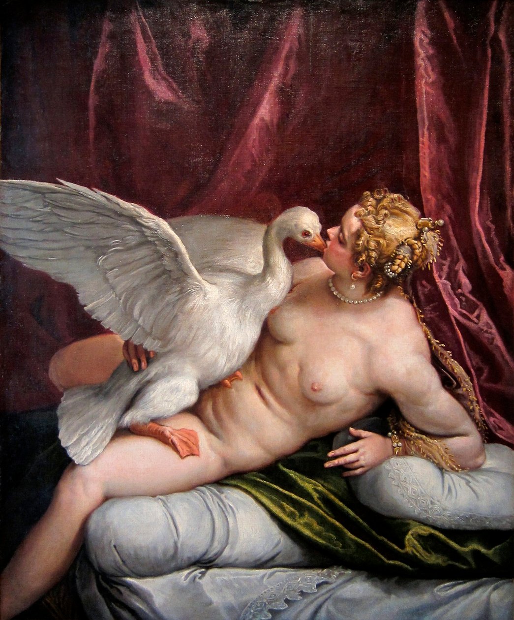 Léda és a hattyú, 1585 alkotó: Paolo Veronese
