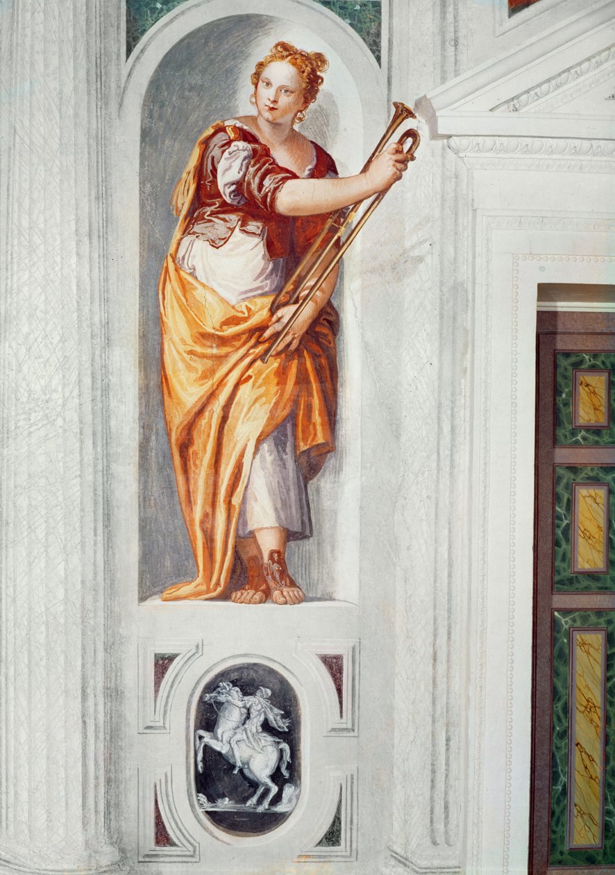 Kürtös zenész, 1560-1568 körül alkotó: Paolo Veronese