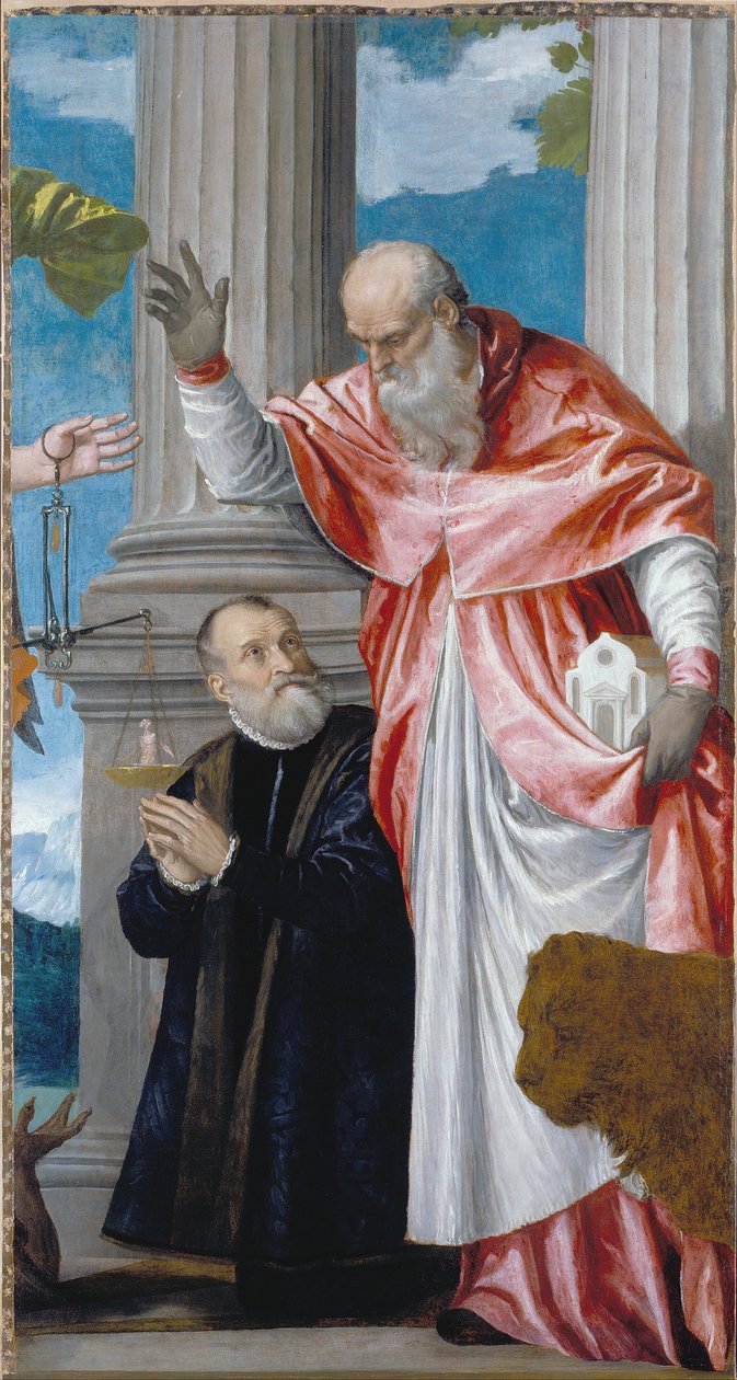 Szent Jeromos és egy adományozó alkotó: Paolo Veronese