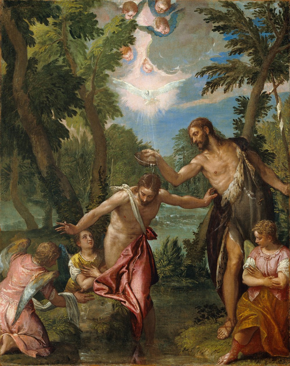 Krisztus keresztsége alkotó: Paolo Veronese