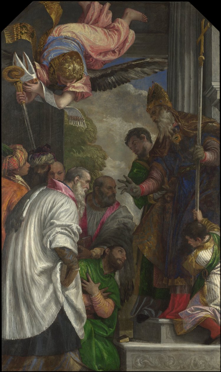 Szent Miklós felszentelése, 1562 alkotó: Paolo Veronese