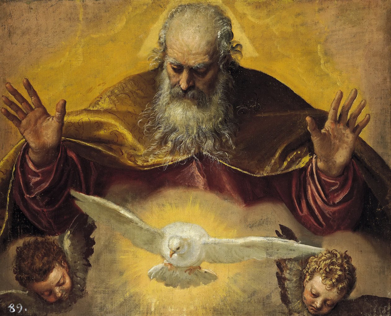 Az Örök Atya. alkotó: Paolo Veronese