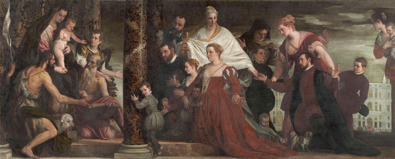 A Cuccina család Madonnája alkotó: Paolo Veronese