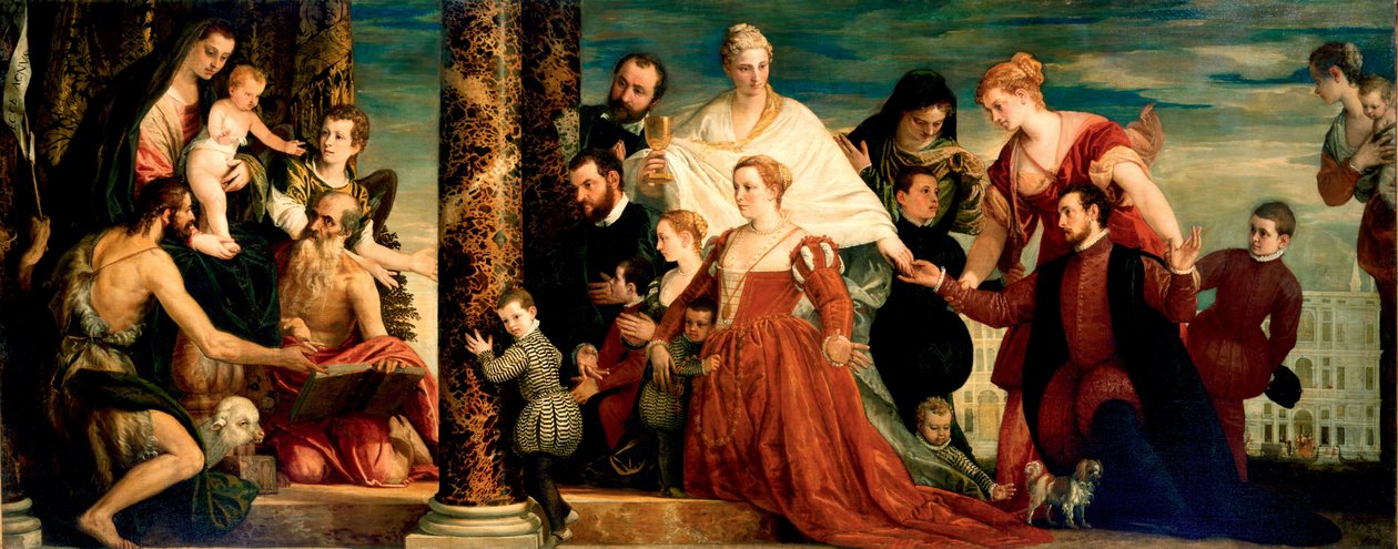 A Cuccina család Madonnája, kb. 1571-1572 alkotó: Paolo Veronese