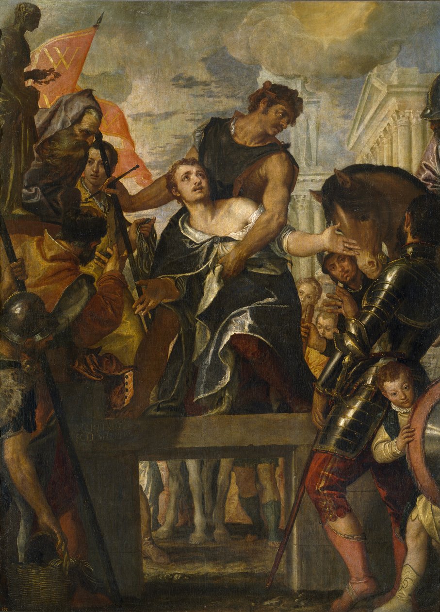 Saint Menas vértanúsága alkotó: Paolo Veronese