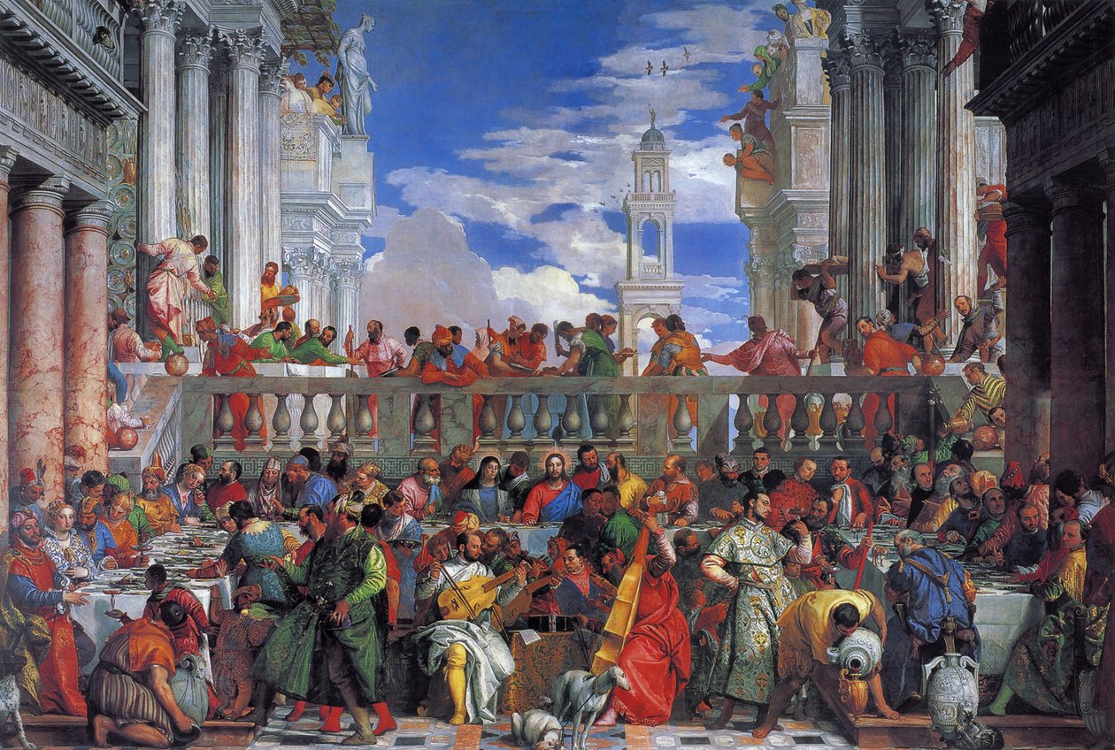 A kánai menyegző, 1563 alkotó: Paolo Veronese