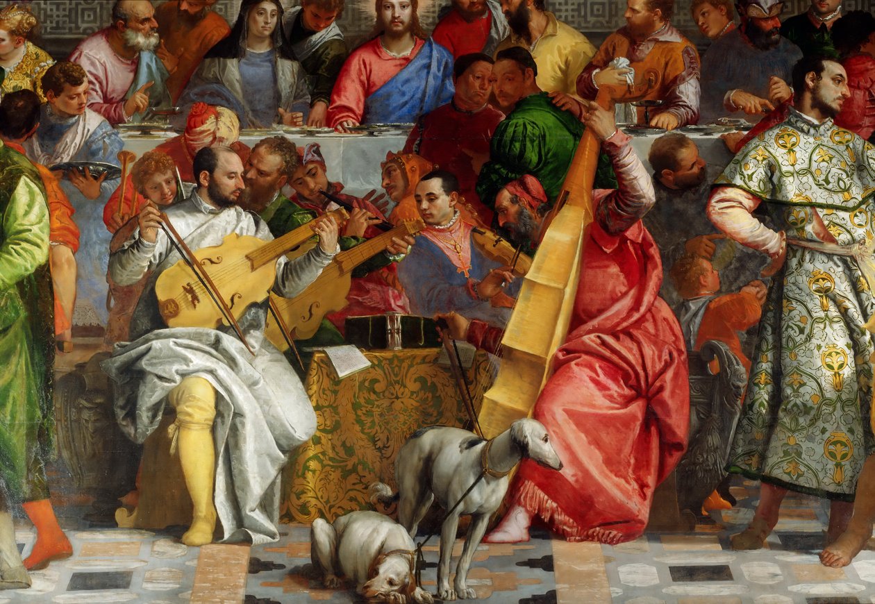 Az esküvő a Cana Detail-ban alkotó: Paolo Veronese