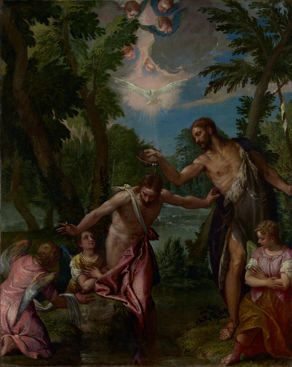 Krisztus keresztsége alkotó: Paolo Veronese and workshop