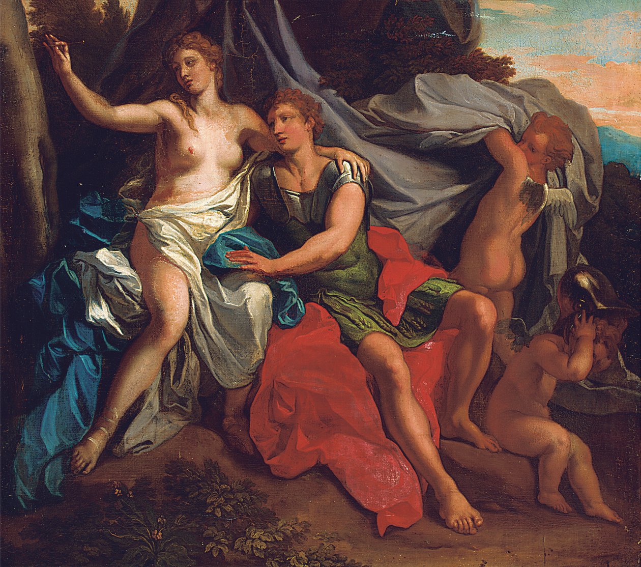 Angelica és Medoro alkotó: Paolo de Matteis