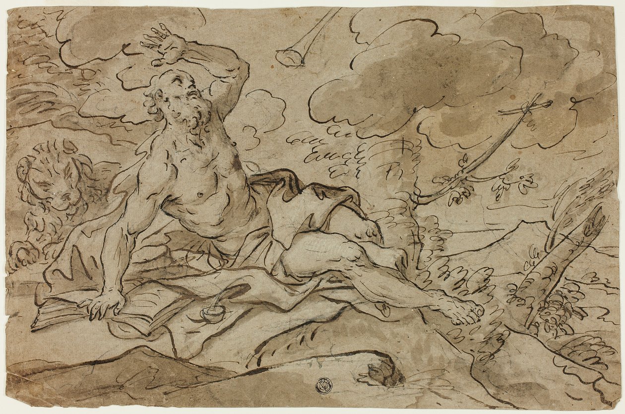 Szent Jeromos alkotó: Paolo de Matteis