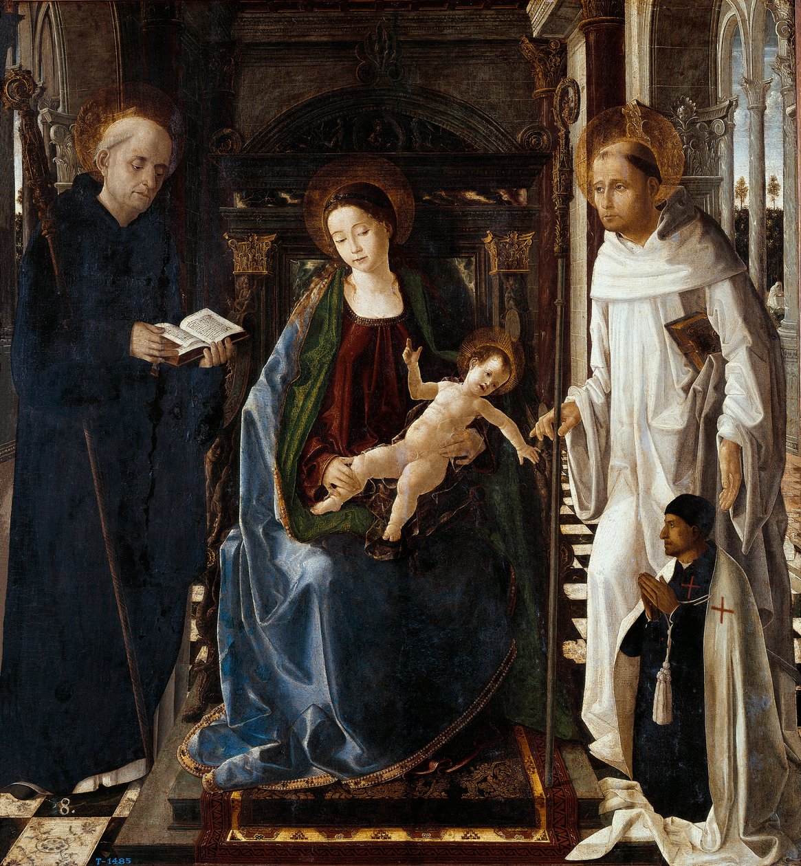 Montesa lovagjának szűze alkotó: Paolo de San Leocadio