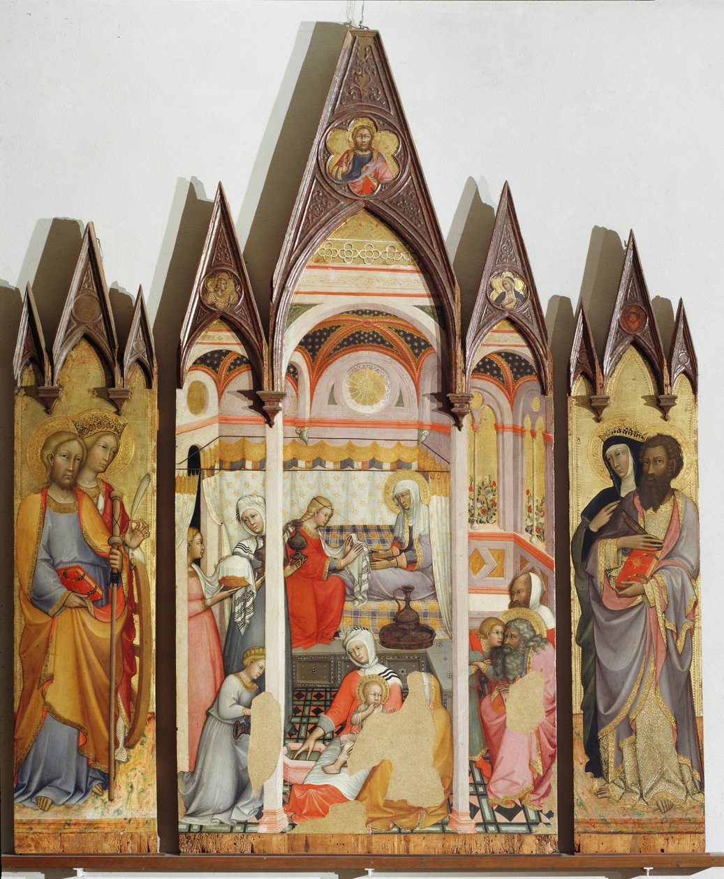 Mária születése - Festmény alkotó: Paolo di Giovanni Fei