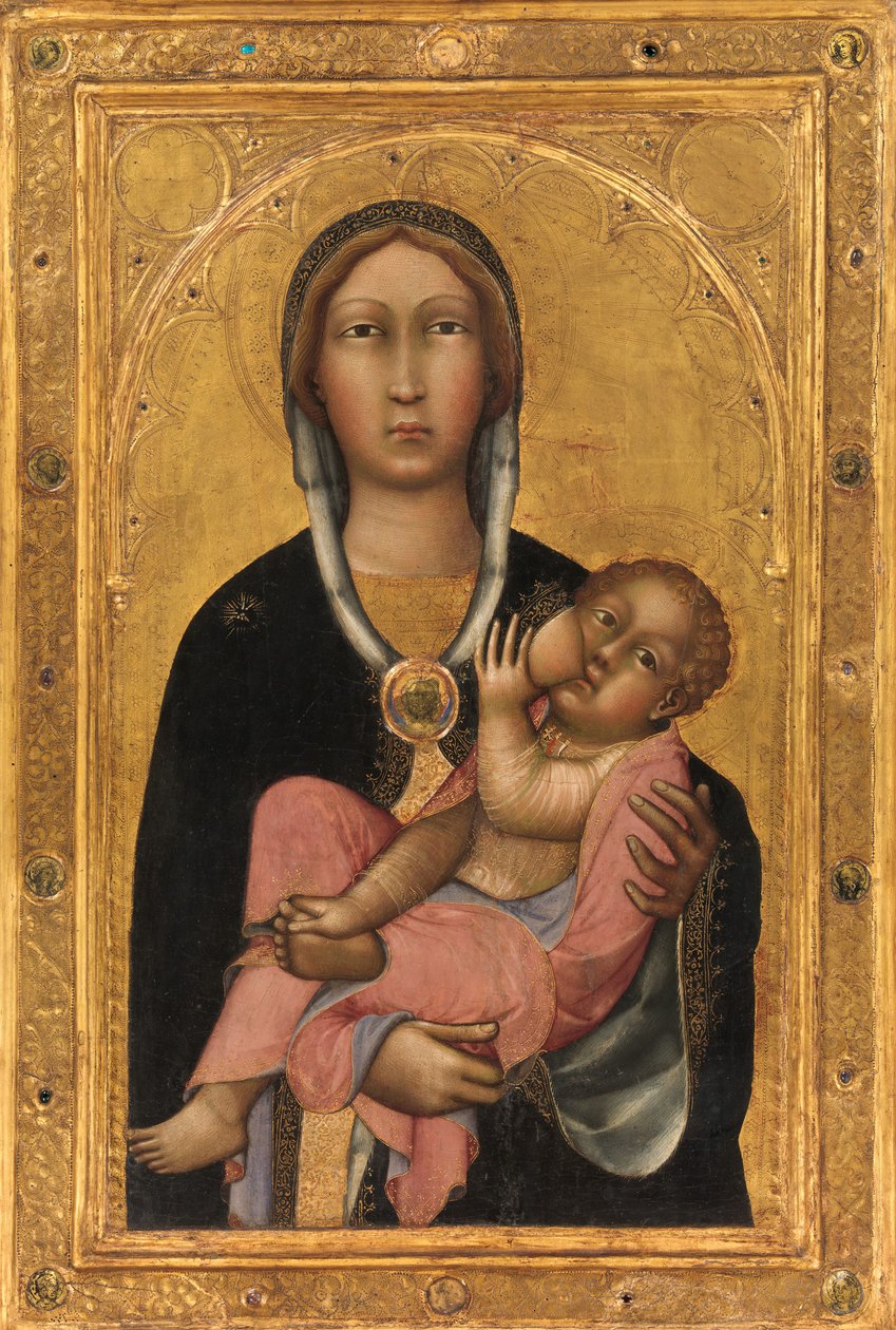Madonna és gyermeke, 1370-es évek. alkotó: Paolo di Giovanni Fei