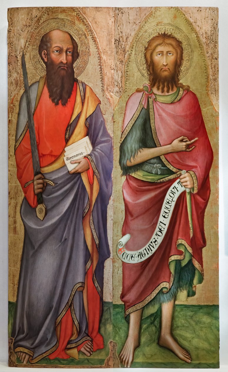 Szent Pál és Keresztelő Szent János (festmény) alkotó: Paolo di Giovanni Fei