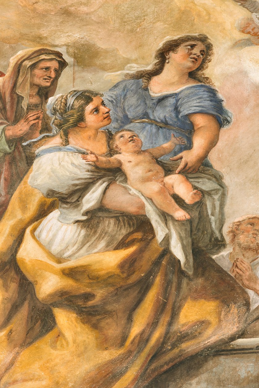 Szent Cataldo életét ábrázoló freskók alkotó: Paolo di Matteis