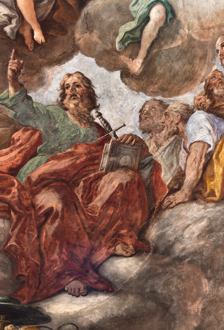 Szent Cataldo életét ábrázoló freskók alkotó: Paolo di Matteis