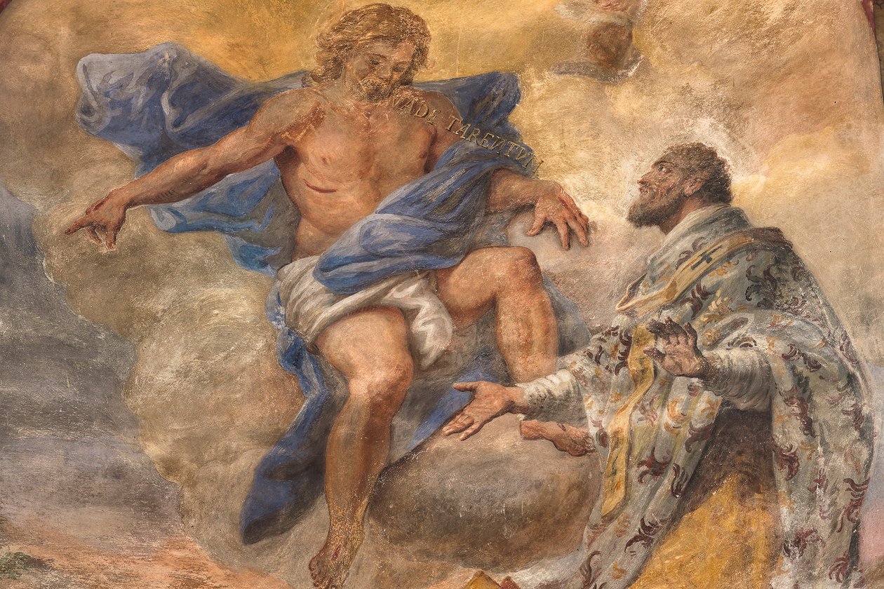 Szent Cataldo életét ábrázoló freskók alkotó: Paolo di Matteis