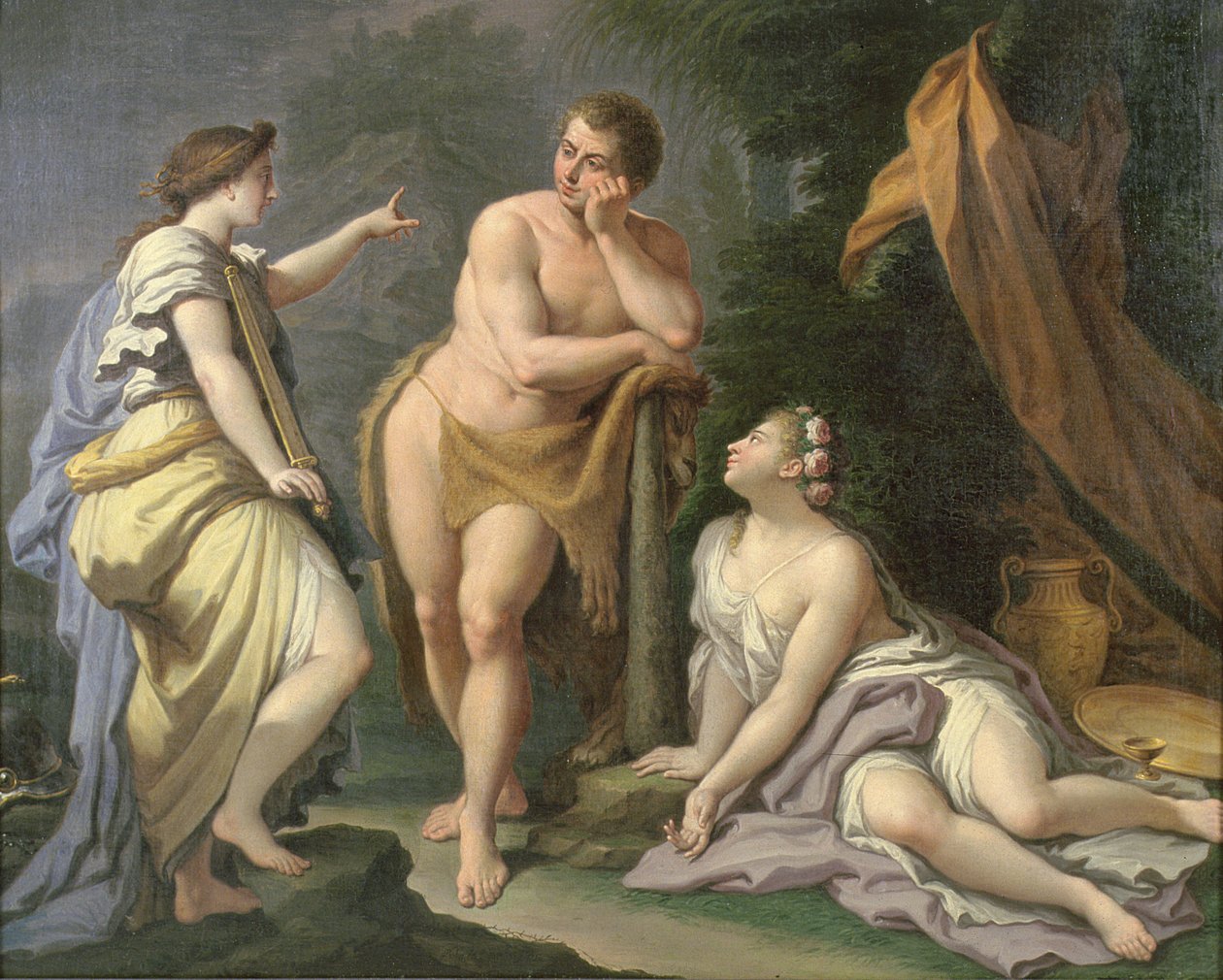 Herkules választása (olaj, vászon) alkotó: Paolo di Matteis
