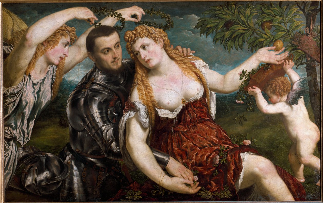 Victoire allegóriája (Festészet alkotó: Paris Bordone
