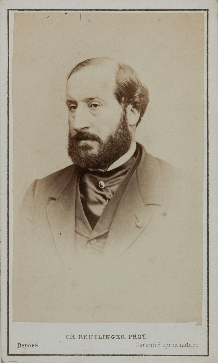 Emile Augier portréja 1820-1889. alkotó: Paris . Photo studio Reutlinger