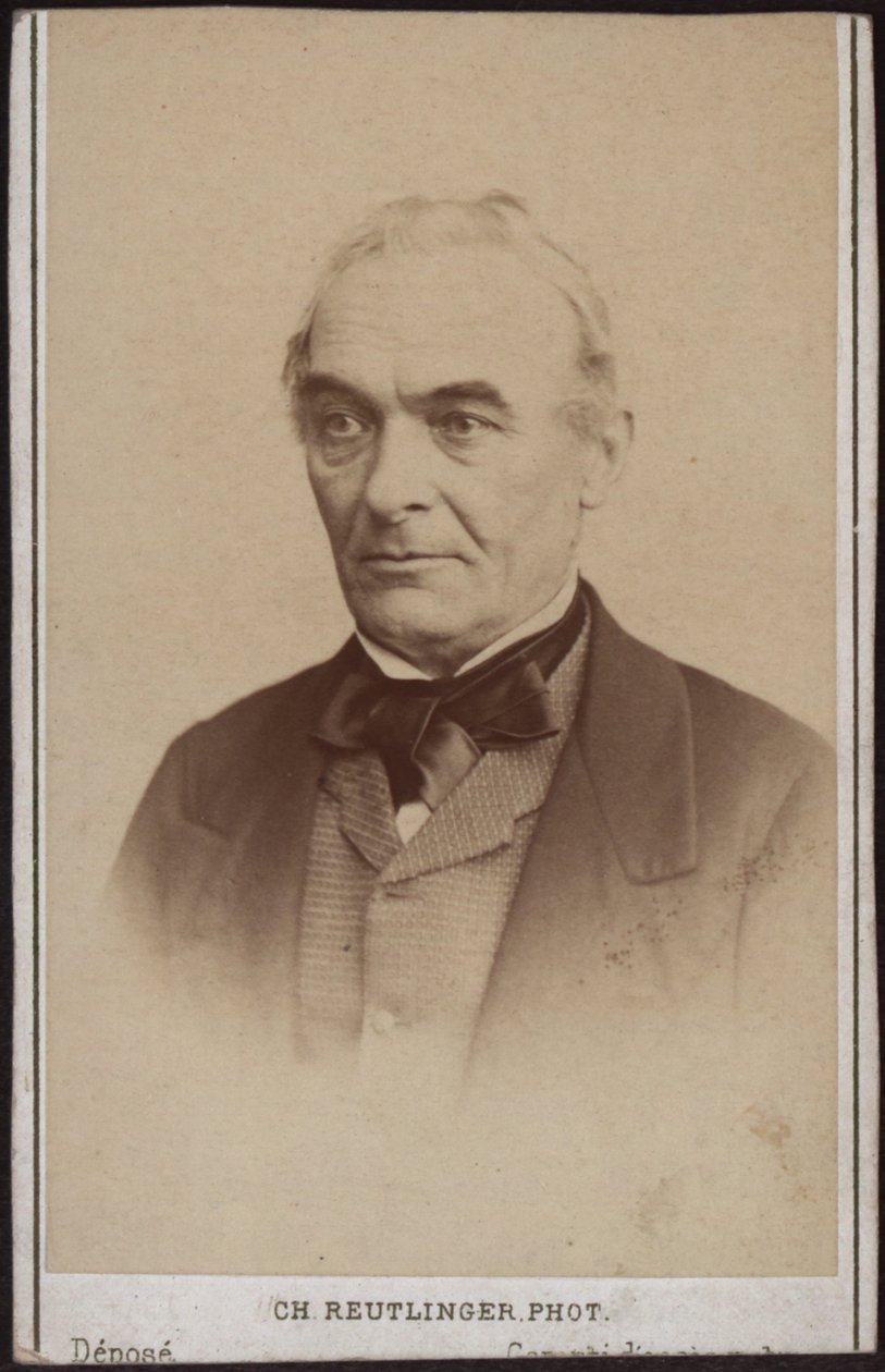 Prosper Mérimée író portréja 1803-1870. alkotó: Paris . Photo studio Reutlinger