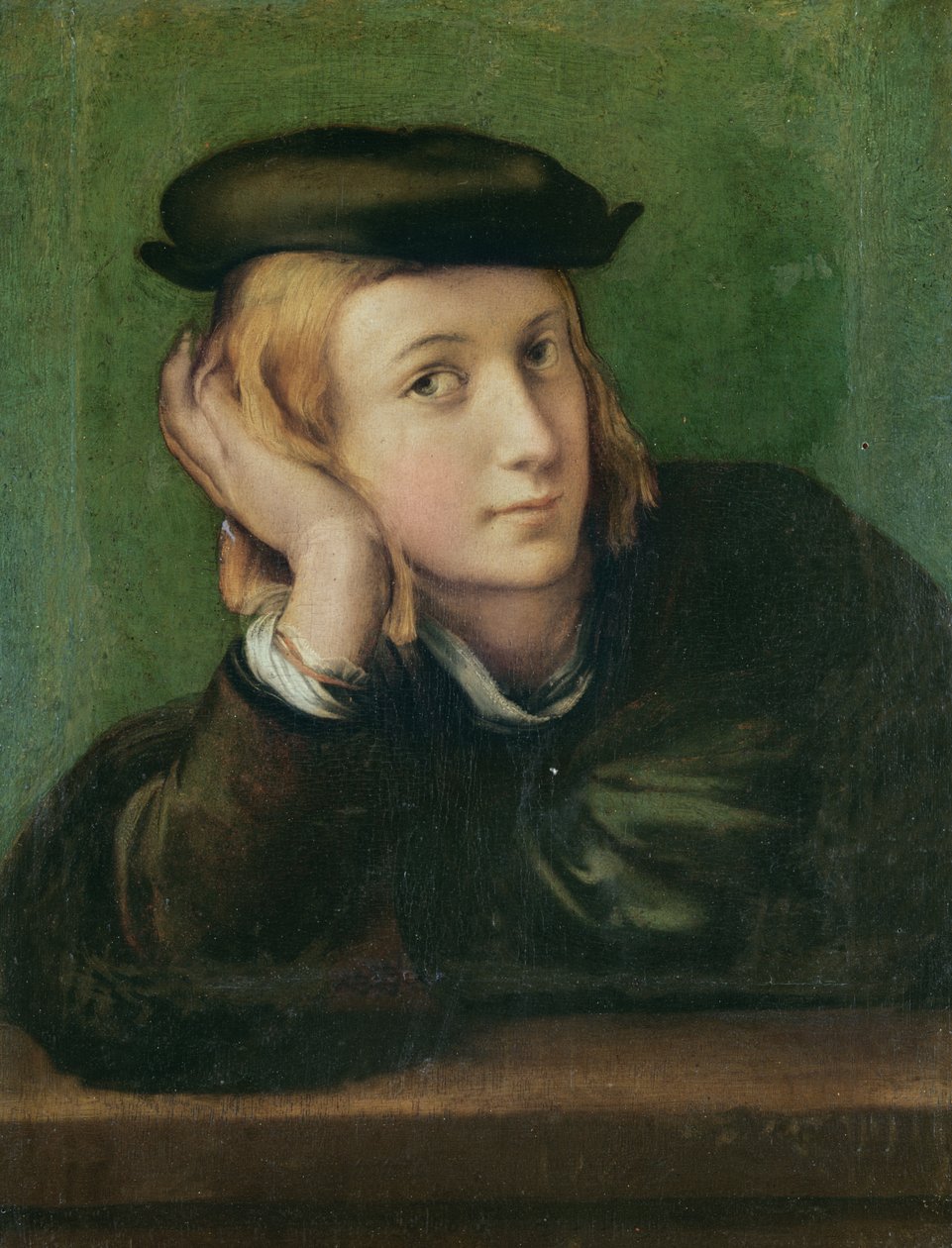 Fiatalember portréja (korábban Raffaello önarcképének gondolták), 1528-30 körül alkotó: Parmigianino