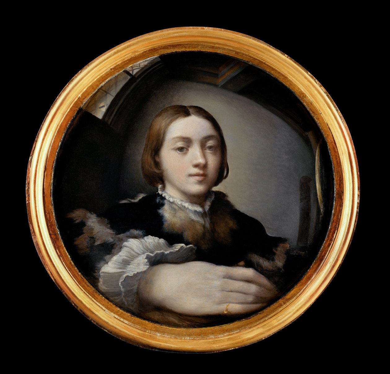 Önarckép a tükörben alkotó: Parmigianino