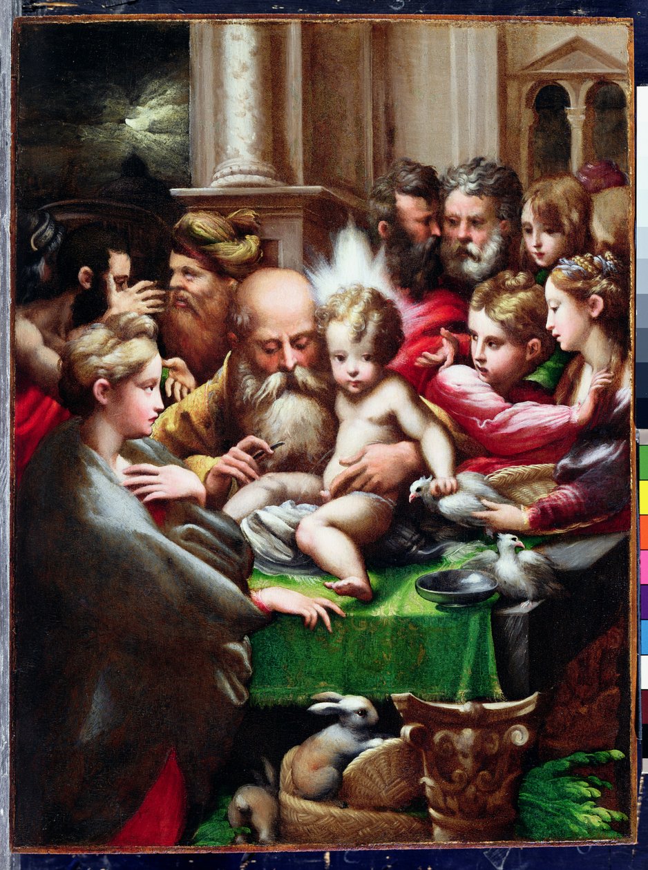 A körülmetélés, 1523 körül alkotó: Parmigianino