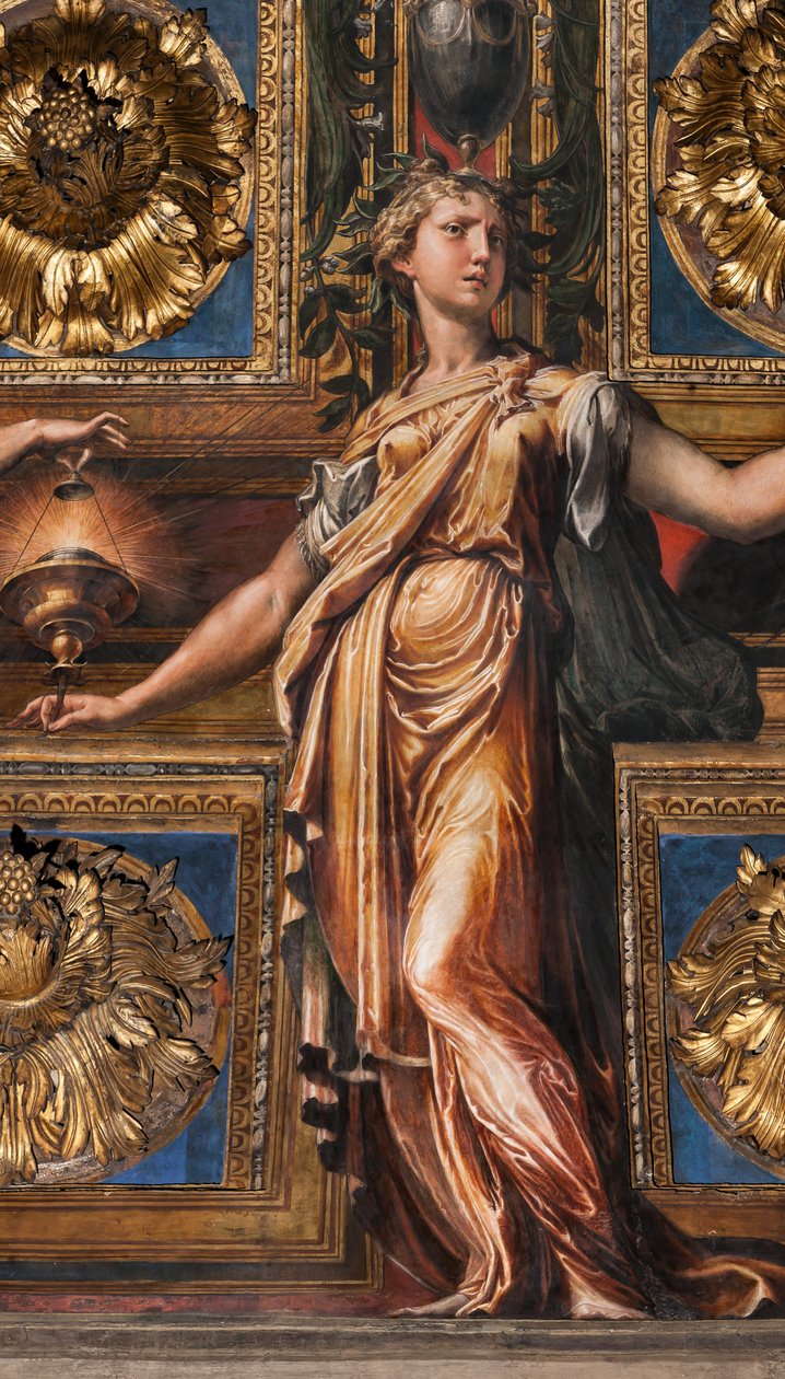 A három bölcs szűz és három bolond szűz alkotó: Parmigianino