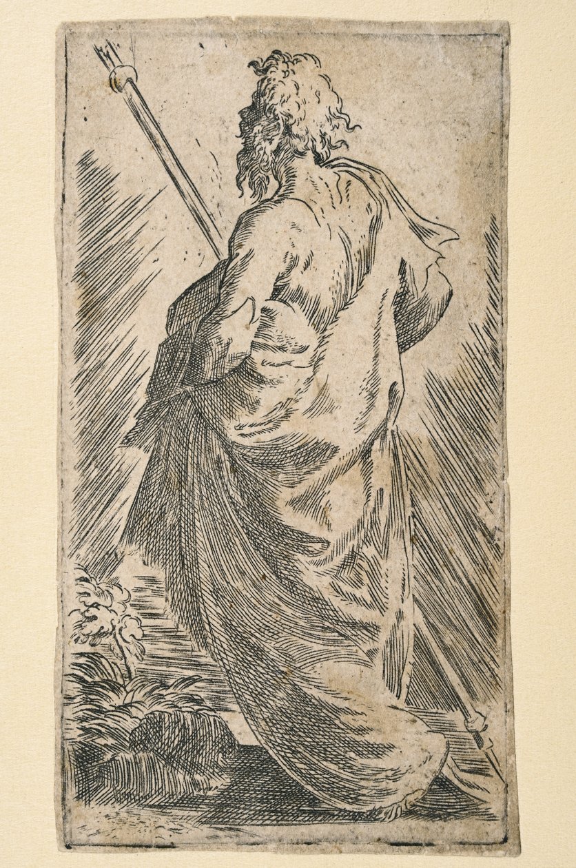 Nagy Szent Jakab (rézkarc) alkotó: Parmigianino
