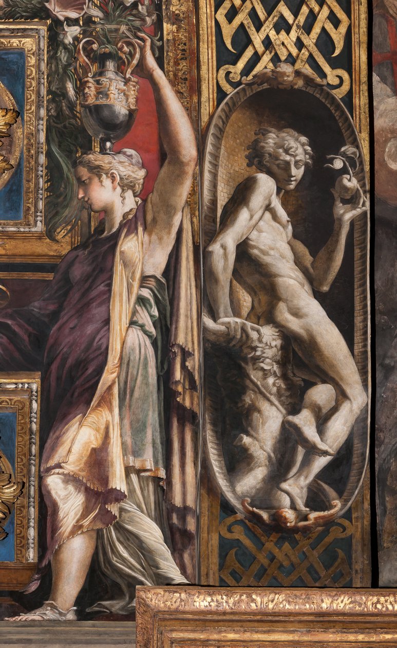 A három bölcs szűz és három bolond szűz alkotó: Parmigianino