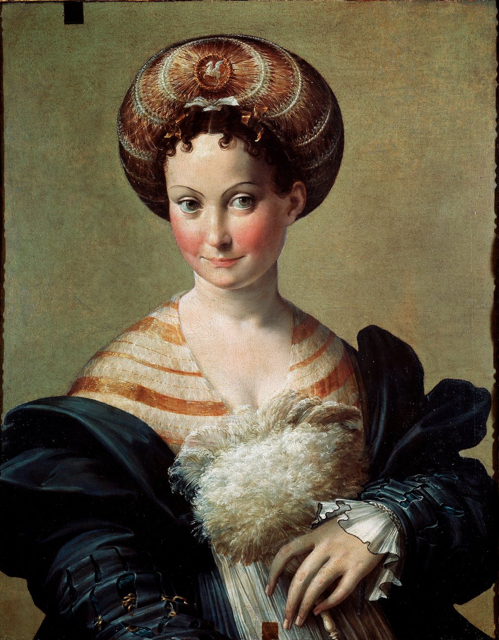 A kedvenc vagy török ​​rabszolga Francesco Mazzola Il Parmigianino festménye A parmezán (1503-1540) 1530 kb. V. 67x53 cm Parma, Nemzeti Galéria alkotó: Parmigianino
