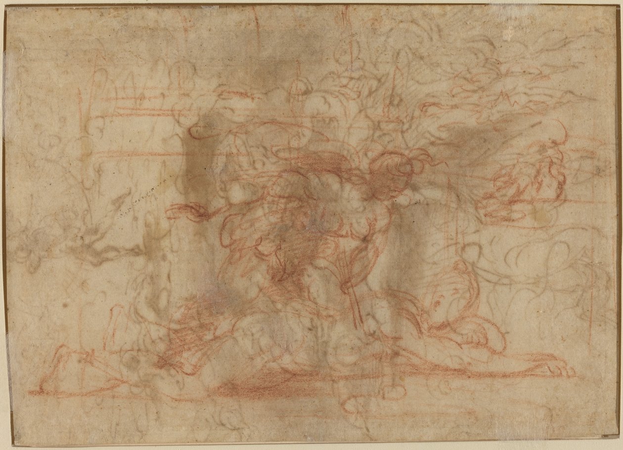 Jael és Cisera? [felé] alkotó: Parmigianino