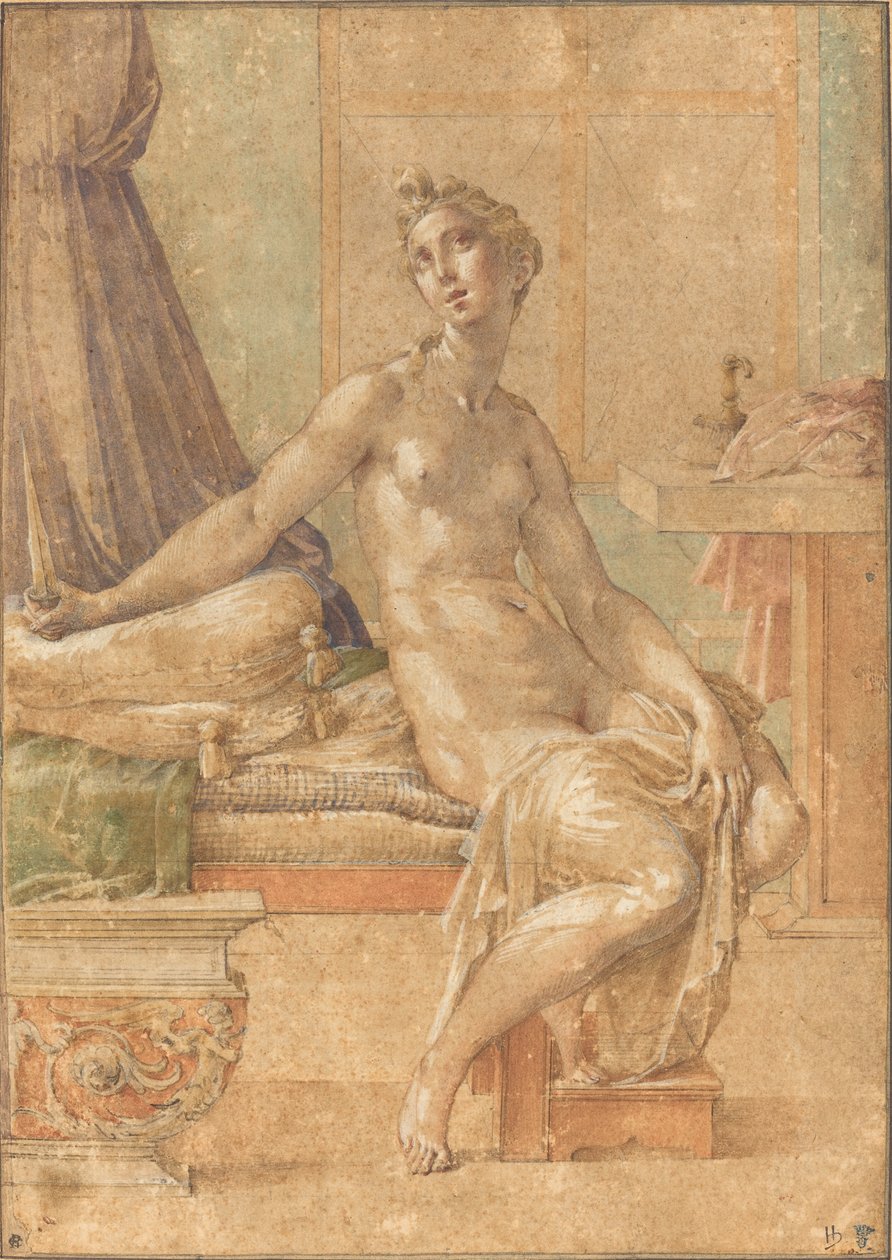 Lucretia alkotó: Parmigianino
